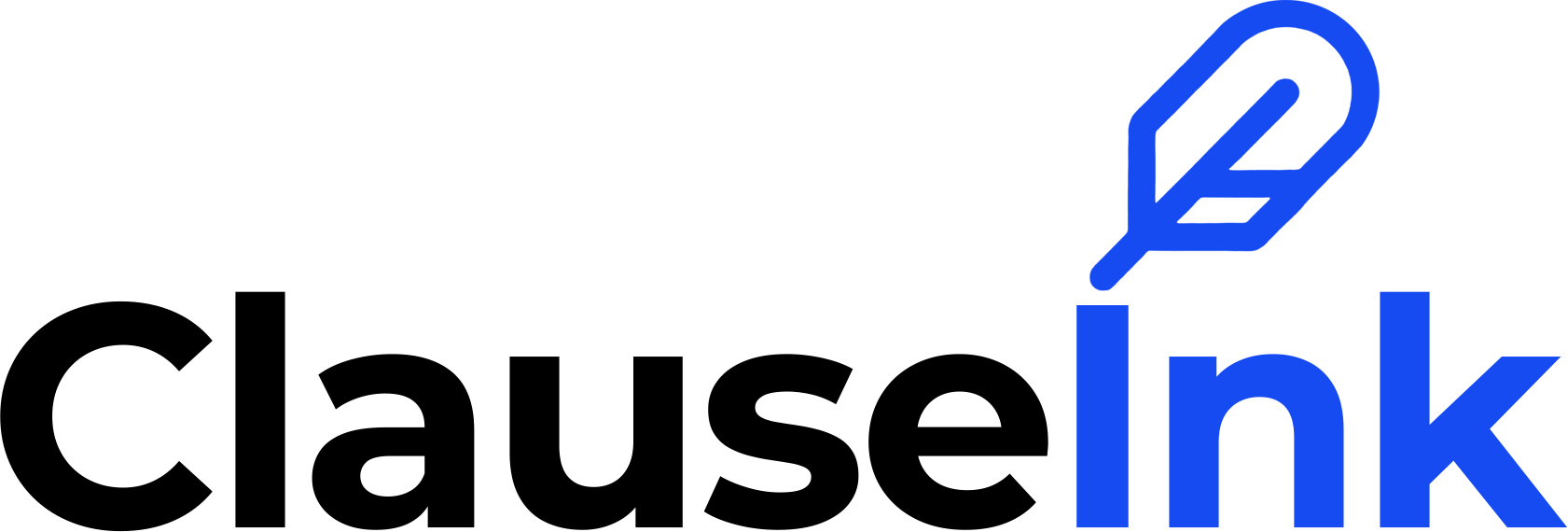 ClauseInk - AI-Powered Legal Document Editor Logo